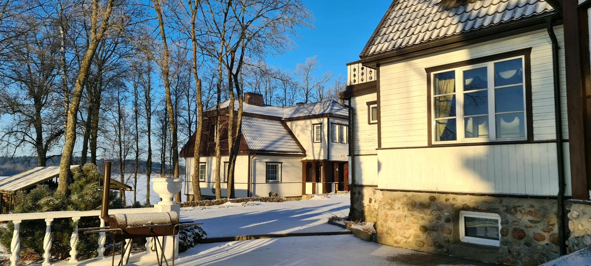 Hôtel Slenis Trakuose à Trakai Extérieur photo